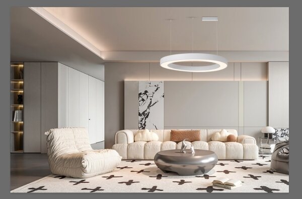 Immax NEO 07214L - LED Stmievateľný luster PASTEL LED/68W/230V biela 95cm Tuya + DO