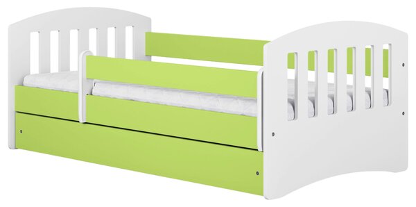 POSTEĽ PRE DETI A MLÁDEŽ 80/140 cm, zelená, biela MID.YOU - Detské izby, Online Only