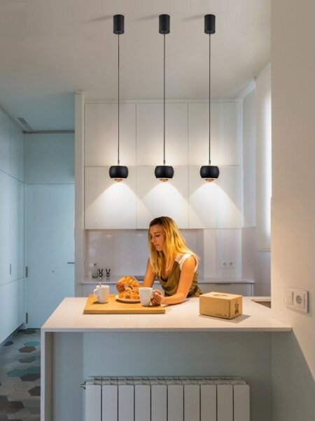 Immax NEO 07219L - LED Stmievateľný luster DORMINE 6W/230V matná čierna Tuya +DO