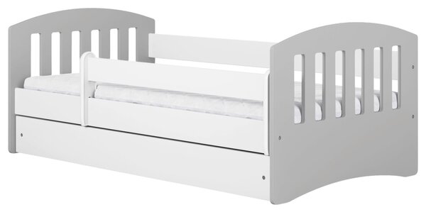 POSTEĽ PRE DETI A MLÁDEŽ 80/140 cm, sivá, biela MID.YOU - Detské izby, Online Only