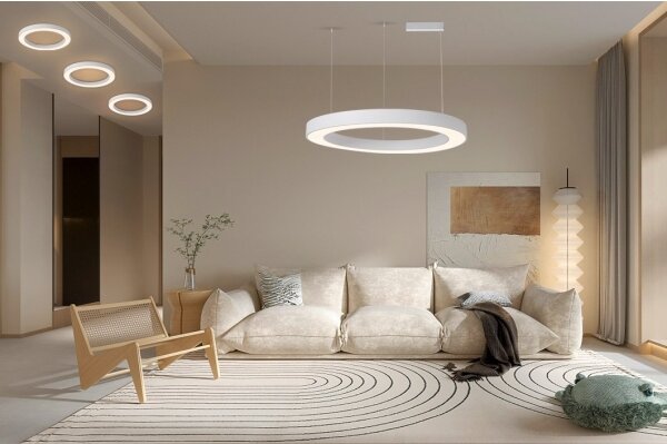 Immax NEO 07214L - LED Stmievateľný luster PASTEL LED/68W/230V biela 95cm Tuya + DO