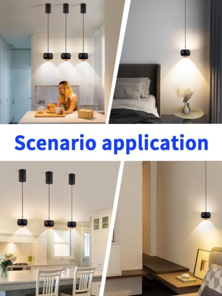 Immax NEO 07219L - LED Stmievateľný luster DORMINE 6W/230V matná čierna Tuya +DO