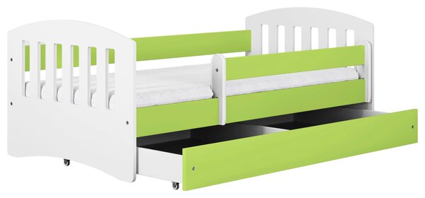 POSTEĽ PRE DETI A MLÁDEŽ 80/140 cm, zelená, biela MID.YOU - Detské izby, Online Only
