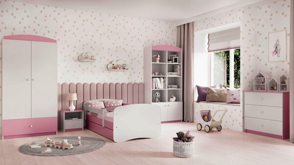 POSTEĽ PRE DETI A MLÁDEŽ 80/160 cm, pink MID.YOU - Detské izby, Online Only