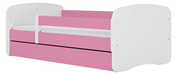 POSTEĽ PRE DETI A MLÁDEŽ 80/160 cm, biela, pink MID.YOU - Detské izby, Online Only