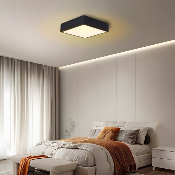 Immax NEO 07237L - LED Stmievateľné stropné svietidlo CANTO 22W/230V čierna Tuya+DO