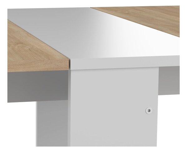 Rozkladací jedálenský stôl s doskou v dekore duba 76x28 cm Papillon – TemaHome