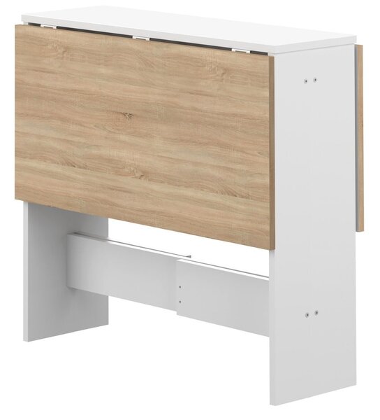 Rozkladací jedálenský stôl s doskou v dekore duba 76x28 cm Papillon – TemaHome