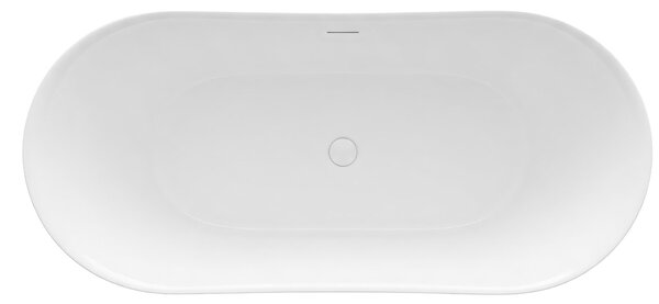 Rea Lusso Slim, voľne stojaca vaňa 170×74 cm, biela, REA-W0504