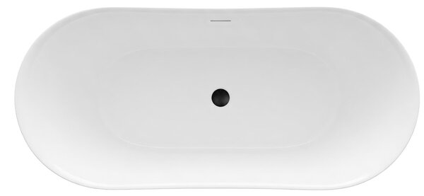 Rea Lusso Slim, voľne stojaca vaňa 170×74 cm, biela, REA-W0504