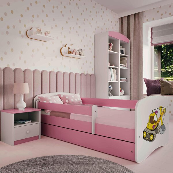 POSTEĽ PRE DETI A MLÁDEŽ 80/160 cm, pink MID.YOU - Detské izby, Online Only