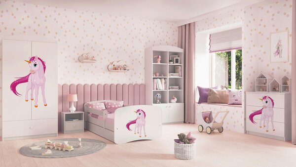 POSTEĽ PRE DETI A MLÁDEŽ 80/160 cm, biela MID.YOU - Detské izby, Online Only
