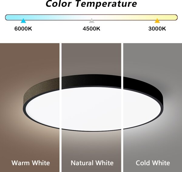 Immax NEO 07249L-LED Stmievateľné svietidlo SEMPLICI 48W/230V Wi-Fi Tuya černá+ DO