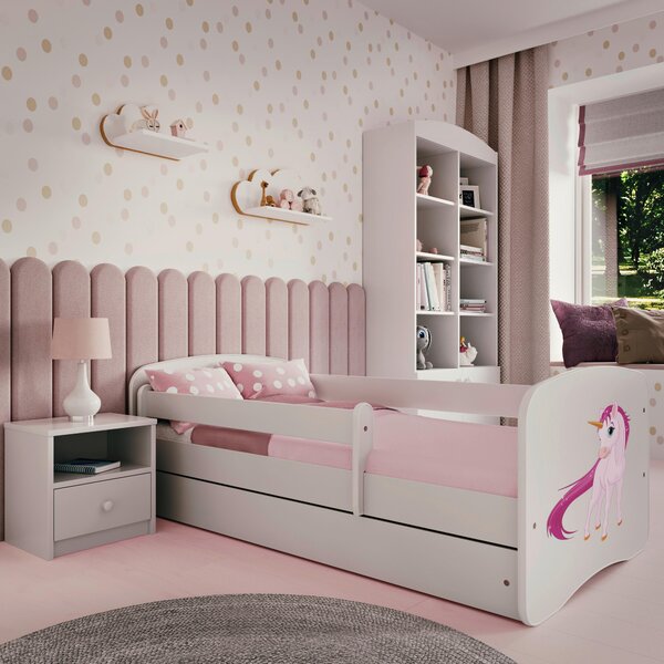 POSTEĽ PRE DETI A MLÁDEŽ 80/160 cm, biela MID.YOU - Detské izby, Online Only