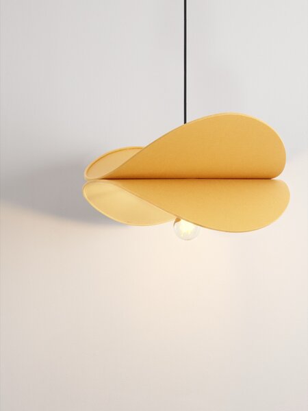 Stojacia lampa Luve horčicová