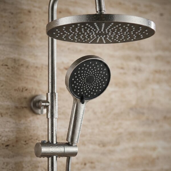 Sprchový set Rea Lungo Stripe Brush Nickel