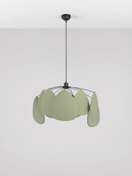 Stojacia lampa Olina zelená