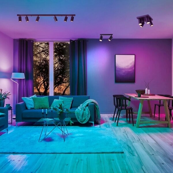 Immax NEO 07266W -LED RGB+CCT Stmievateľné svietidlo NEO LITE PUNTO 4xGU10/6W/230V
