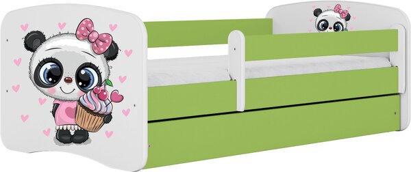 POSTEĽ PRE DETI A MLÁDEŽ 80/160 cm, zelená, biela MID.YOU - Detské izby, Online Only