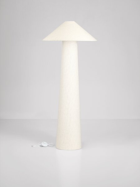 Stojacia lampa Mae lomená biela