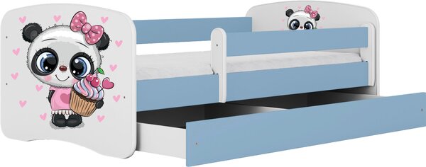 POSTEĽ PRE DETI A MLÁDEŽ 80/160 cm, modrá, biela MID.YOU - Detské izby, Online Only