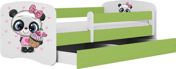 POSTEĽ PRE DETI A MLÁDEŽ 80/160 cm, zelená, biela MID.YOU - Detské izby, Online Only