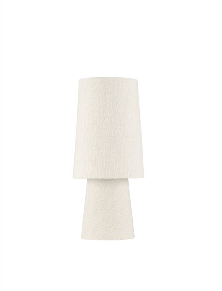 Stolová lampa Nebia lomená biela