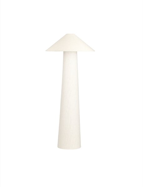 Stojacia lampa Mae lomená biela