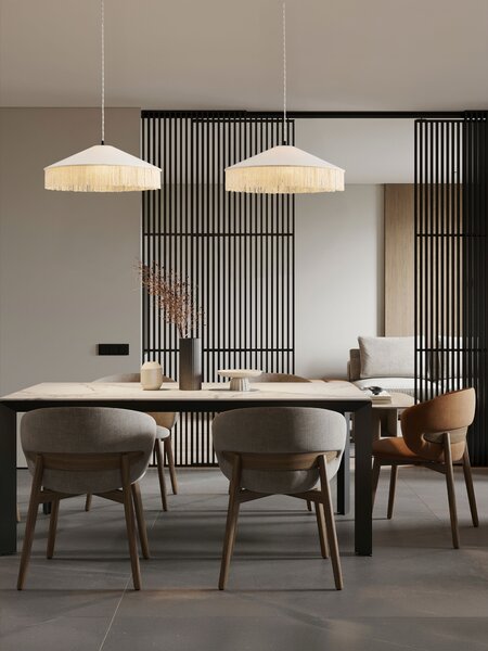 Stojacia lampa Velvy béžová 52 x 200 cm – bezova