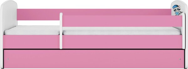 POSTEĽ PRE DETI A MLÁDEŽ 80/160 cm, biela, pink MID.YOU - Detské izby, Online Only