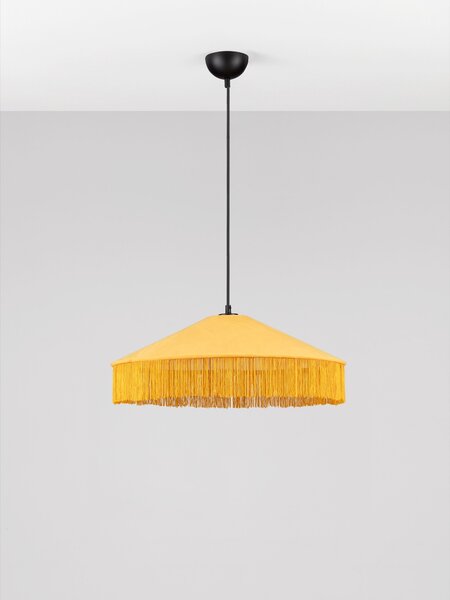 Stojacia lampa Velvy horčicová 52 x 200 cm