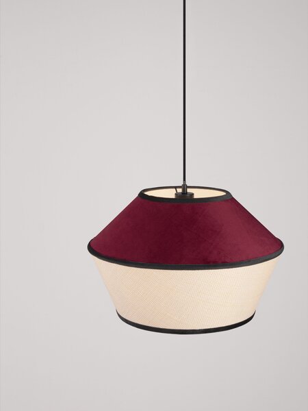 Stojacia lampa Veliss bordová