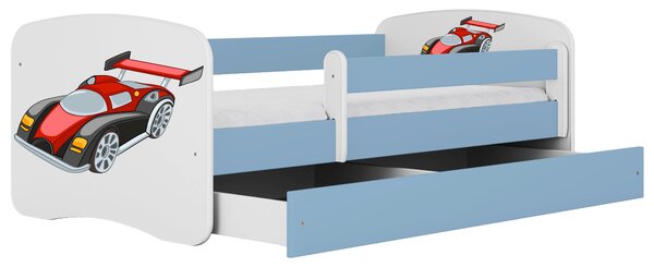 POSTEĽ PRE DETI A MLÁDEŽ 80/160 cm, modrá, biela MID.YOU - Detské izby, Online Only