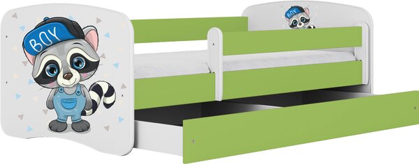 POSTEĽ PRE DETI A MLÁDEŽ 80/160 cm, zelená, biela MID.YOU - Detské izby, Online Only