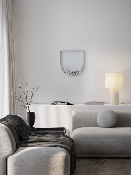 Stolová lampa Lily tmavobéžová