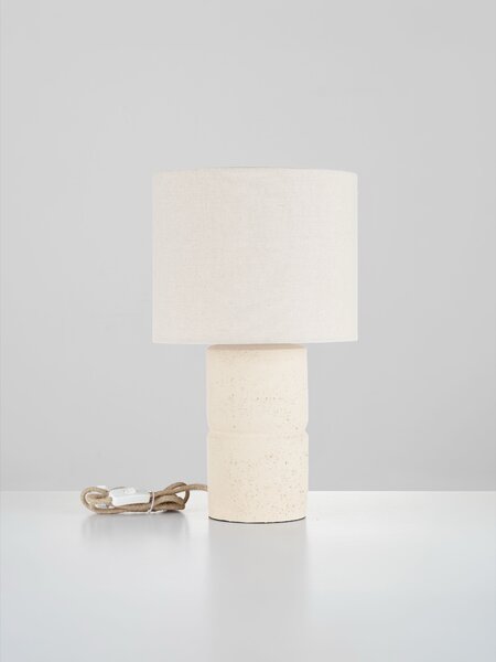 Stolová lampa Lily tmavobéžová