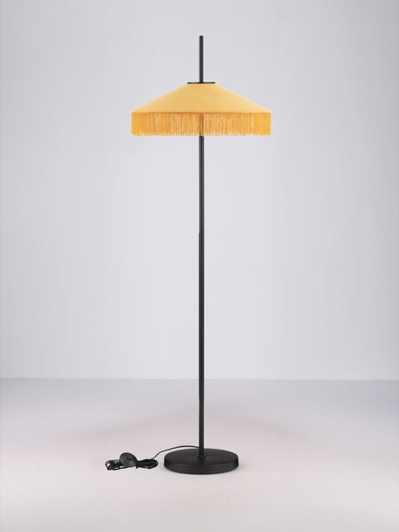 Stojacia lampa Velvy horčicová 52 x 159,5 cm