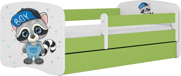 POSTEĽ PRE DETI A MLÁDEŽ 80/160 cm, zelená, biela MID.YOU - Detské izby, Online Only