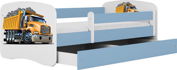 POSTEĽ PRE DETI A MLÁDEŽ 80/160 cm, modrá, biela MID.YOU - Detské izby, Online Only