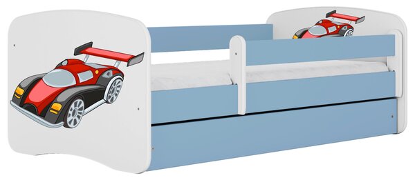 POSTEĽ PRE DETI A MLÁDEŽ 80/160 cm, modrá, biela MID.YOU - Detské izby, Online Only