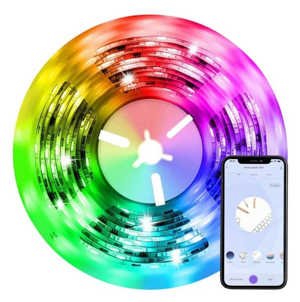 Immax NEO 07725L - LED RGB+CCT Stmievateľný pásik 24W/230V 5 m IP67 Wi-Fi Tuya