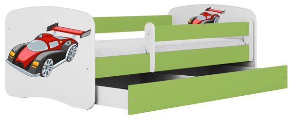 POSTEĽ PRE DETI A MLÁDEŽ 80/160 cm, zelená, biela MID.YOU - Detské izby, Online Only