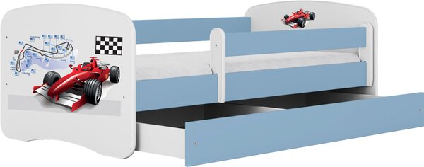 POSTEĽ PRE DETI A MLÁDEŽ 80/160 cm, modrá, biela MID.YOU - Detské izby, Online Only