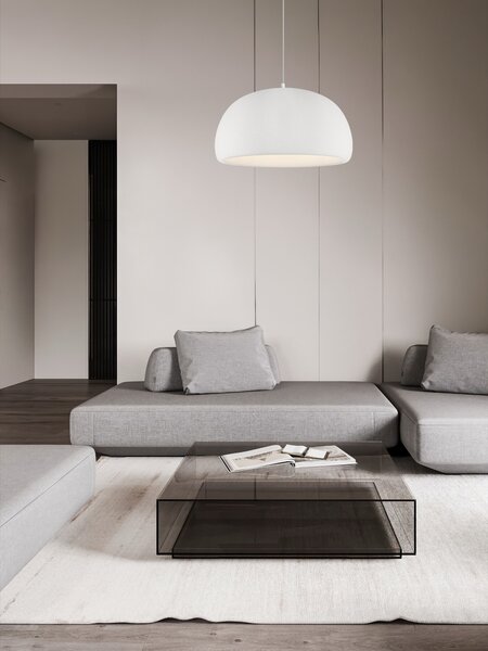 Stojacia lampa Davo biela 50 x 228,5 cm