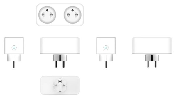 Immax NEO 07751L - Inteligentná rozbočovacia zásuvka NEO LITE 2x16A/230V Wi-Fi Tuya