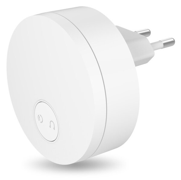 Immax NEO 07779L-Bezdrôtový zvonček do zásuvky - vnútorná jednotka 230V Wi-Fi biela