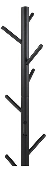 Čierny vešiak z kaučukového dreva ø 36x170 cm Bro – Spinder Design