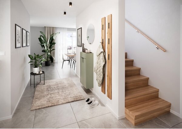 Šalviová zelená skrinka 56x97x22 cm Ameca – Germania