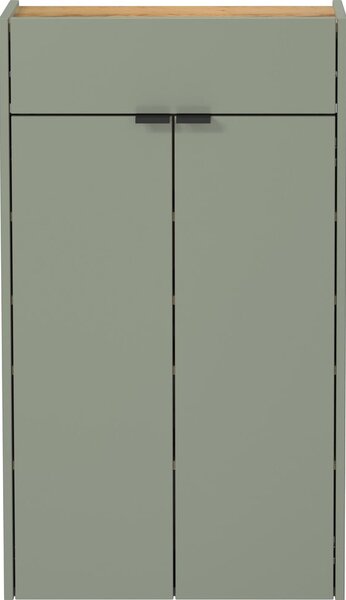 Šalviová zelená skrinka 56x97x22 cm Ameca – Germania