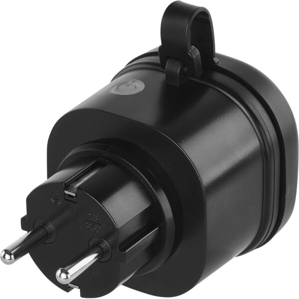 Immax NEO 07787L - Inteligentná vonkajšia zásuvka 3680W/230V/16A IP44 Wi-Fi Tuya SCHUKO